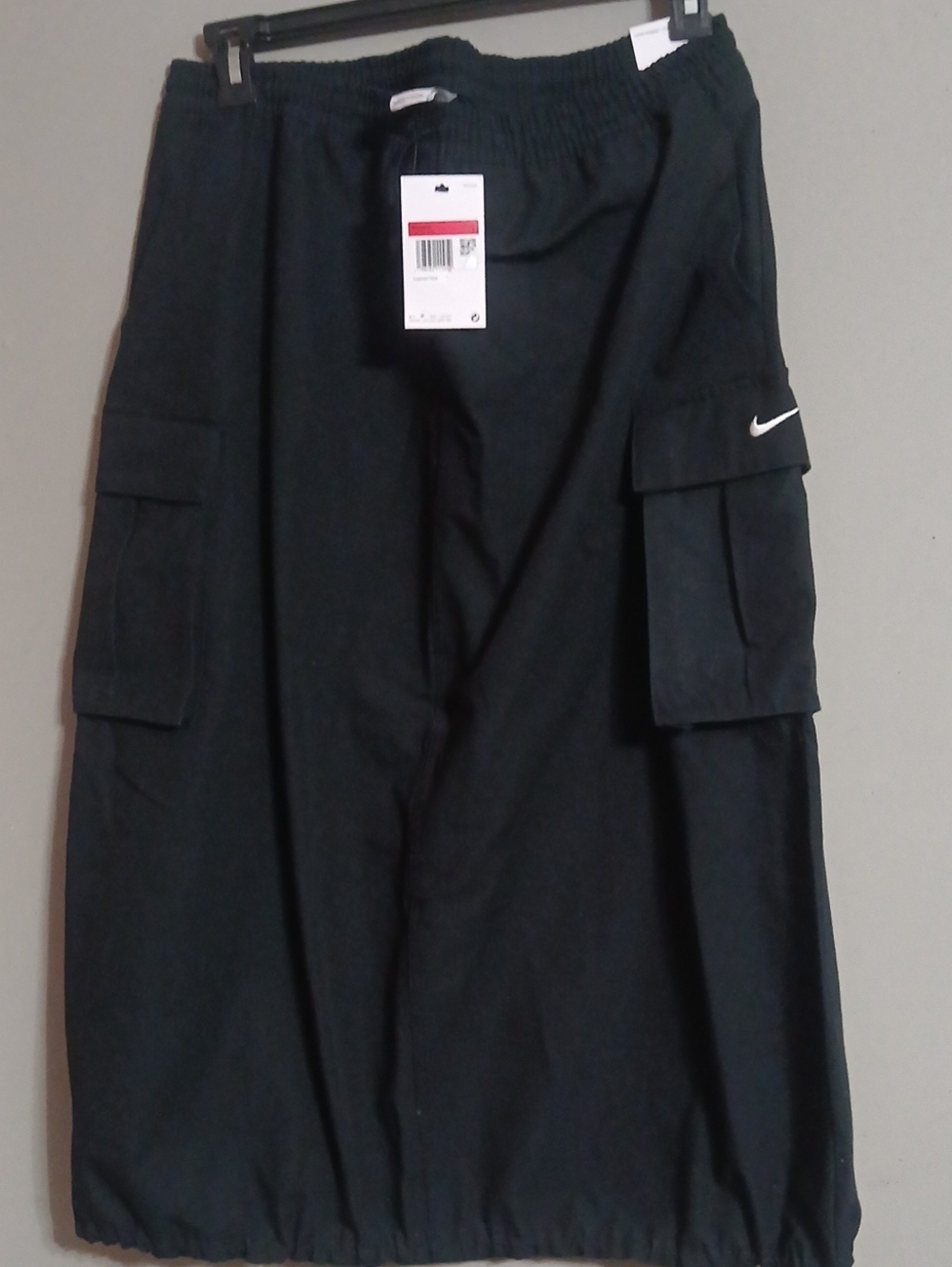 Nike Black Cargo Midi Skirt